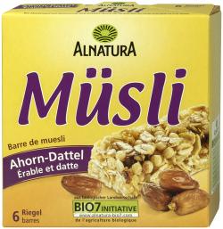 Alnatura Müsli Riegel Ahorn Dattel 6er Pack