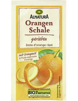 Alnatura Orangenschale gerieben