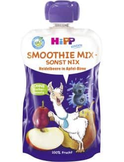 Hipp Smoothie-Mix Quetschbeutel Heidelbeere in Apfel-Birne