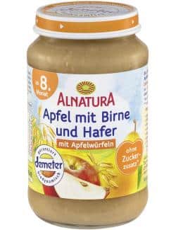 Alnatura Apfel mit Birne und Hafer