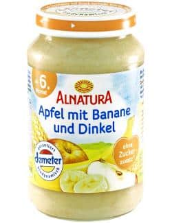 Alnatura Apfel mit Banane und Dinkel