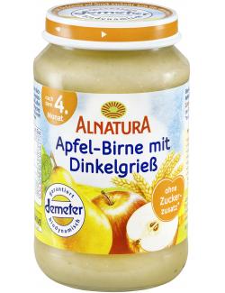 Alnatura Apfel-Birne mit Dinkelgrieß