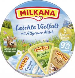 Milkana Schmelzkäse-Ecken Leichte Vielfalt