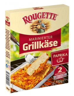 Rougette marinierter Grillkäse Paprika