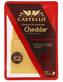 Castello Sinnlich prickelnder Cheddar Scheibenkäse