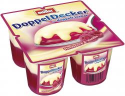 Müller DoppelDecker Himbeere & Vanilla