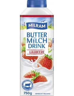 Milram Buttermilch Drink Erdbeer