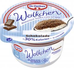 Dr. Oetker Wölkchen Schokolade zuckerreduziert