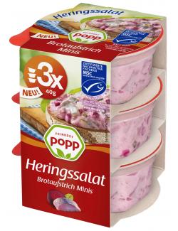 Popp Brotaufstrich Minis Heringssalat