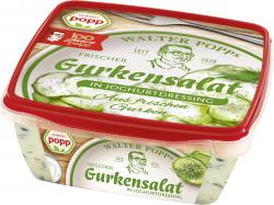 Popp Gurkensalat in Joghurtdressing