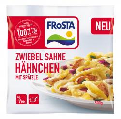 Frosta Zwiebel Sahne Hähnchen mit Spätzle