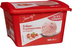 Jeden Tag Erdbeer-Fruchteiscreme