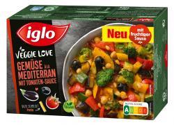 Iglo Veggie Love Gemüse à la Mediterran mit Tomaten-Sauce