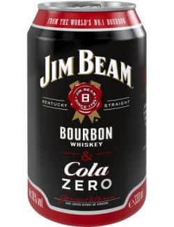 Jim Beam Bourbon Whiskey & Cola Zero (Einweg)