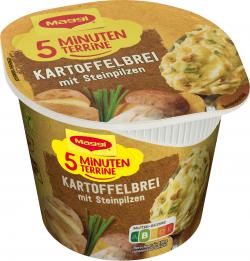 Maggi 5 Minuten Terrine Kartoffelbrei mit Steinpilzen