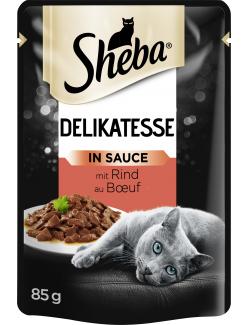 Sheba Delikatesse in Sauce mit Rind