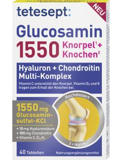 Tetesept Glucosamin 1550 Knorpel + Knochen
