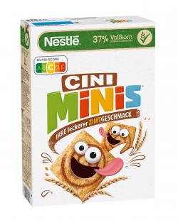 Nestlé Cini Minis Cerealien mit Zimtgeschmack und Vollkorn