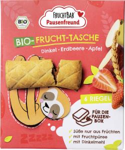 FruchtBar Bio-Frucht-Tasche Dinkel-Erdbeere-Apfel