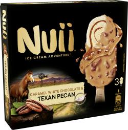 Nuii Eiscreme Caramel White Chocolate & Texan Pecan