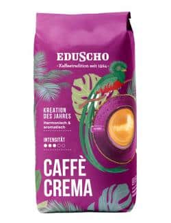 Eduscho Café Crema Kreation des Jahres harmonisch & aromatisch ganze Bohne