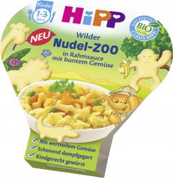 Hipp Wilder Nudel-Zoo in Rahmsauce mit buntem Gemüse
