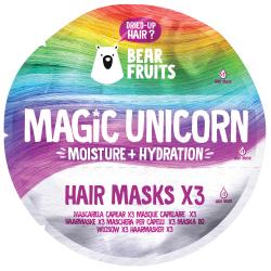 Bear Fruits Magic Unicorn Hair Mask 3er Pack
