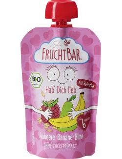 FruchtBar Hab' dich lieb Fruchtpüree Himbeere-Banane-Birne