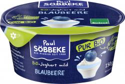 Söbbeke Pur Bio Joghurt Blaubeere