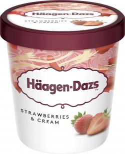 Häagen-Dazs Eiscreme Strawberry & Cream