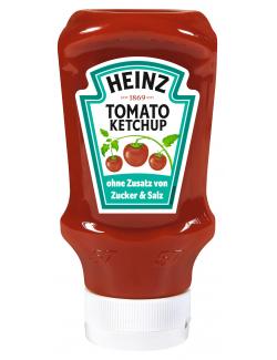 Heinz Tomato Ketchup ohne Zusatz von Zucker und Salz