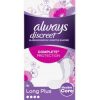 Always Discreet Comlete Protection Inkontinenz Slipeinlagen Long Plus