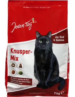 Jeden Tag Katze Knusper-Mix mit Rind & Gemüse