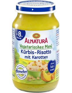 Alnatura Vegetarische Menü Kürbis Risotto mit Karotten