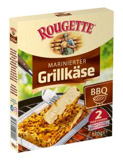 Rougette marinierter Grillkäse BBQ