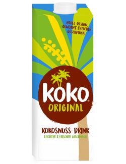 Koko Original Kokosnuss-Drink pflanzliche Milchalternative