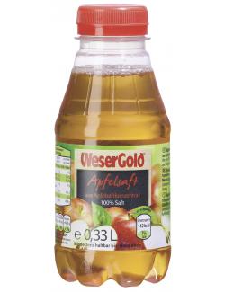 Wesergold Apfelsaft (Einweg)