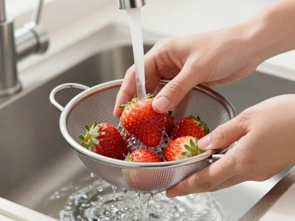Beeren waschen