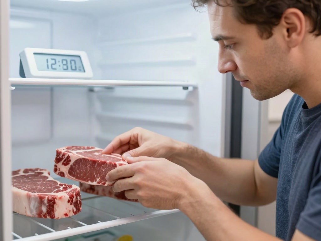 Fleisch im Kühlschrank lagern