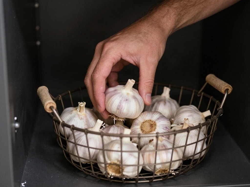 Knoblauch lagern