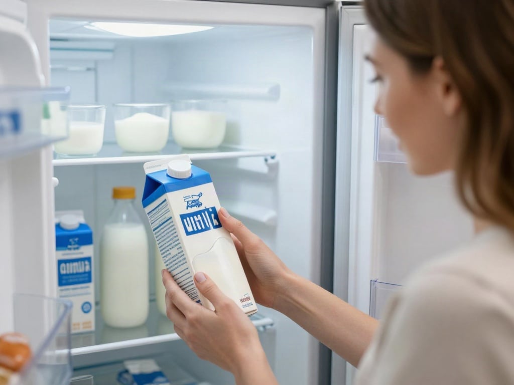 Milch einfrieren