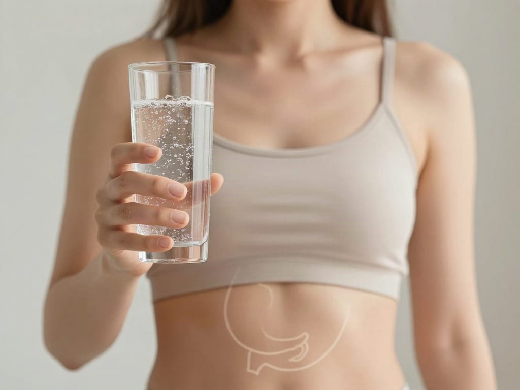 Wasser mit Kohlensäure